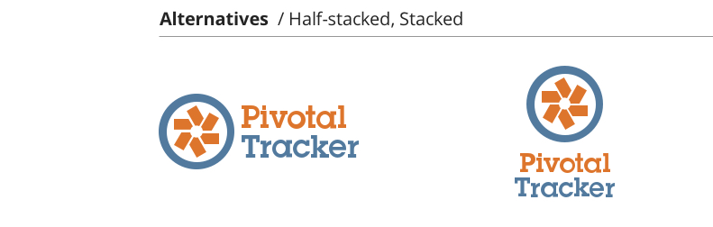 Pivotal Tracker alternate logos