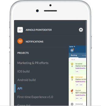 The Pivotal Tracker iOS app