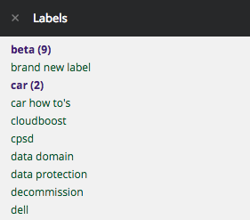 Using labels and epics in Pivotal Tracker