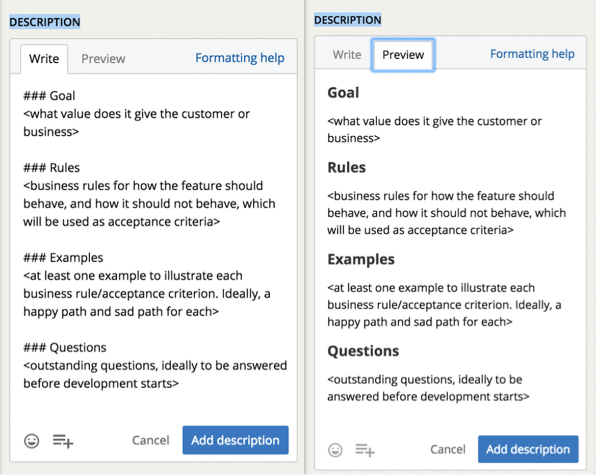 The Extreme Mapping story template in Pivotal Tracker.