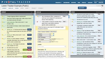 Lorem Tracker logo for Pivotal Tracker integration