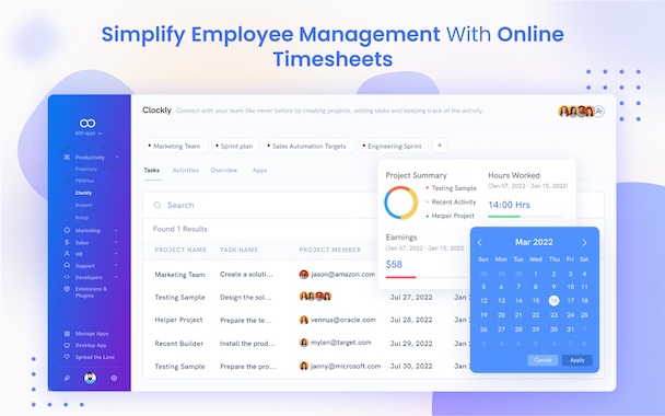 Simplify employee management with online timesheets